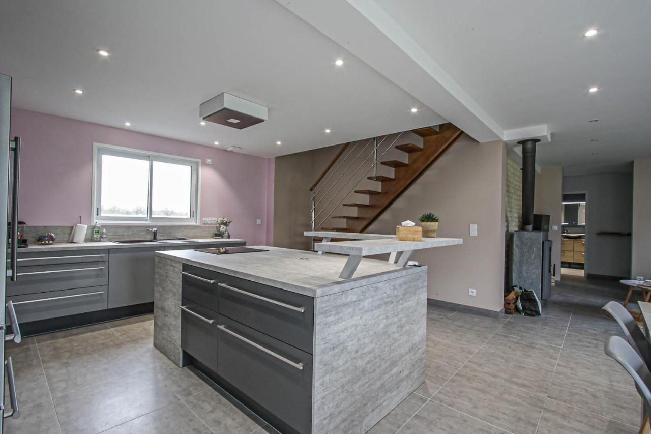 Kokana Modern Holiday Home Englesqueville-la-Percée Exteriér fotografie