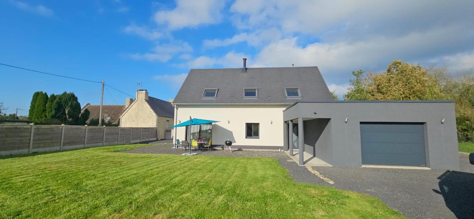 Kokana Modern Holiday Home Englesqueville-la-Percée Exteriér fotografie